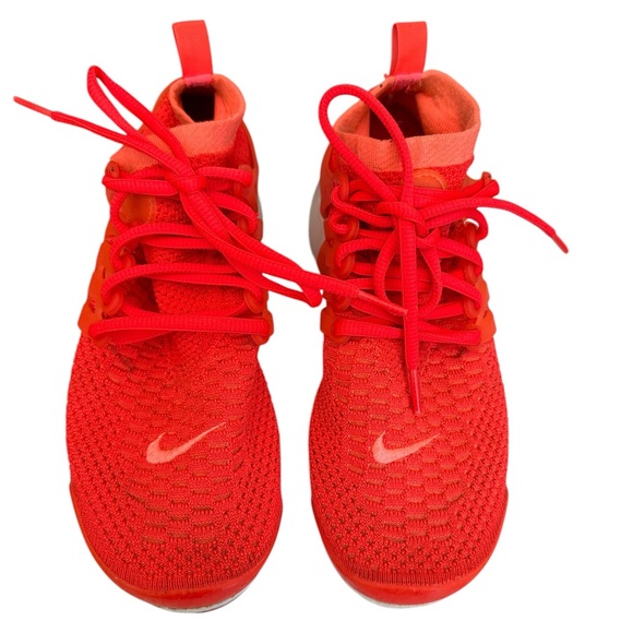 Nike Shoes - Nike women Bright Red Knit Lace-Up Sneakers